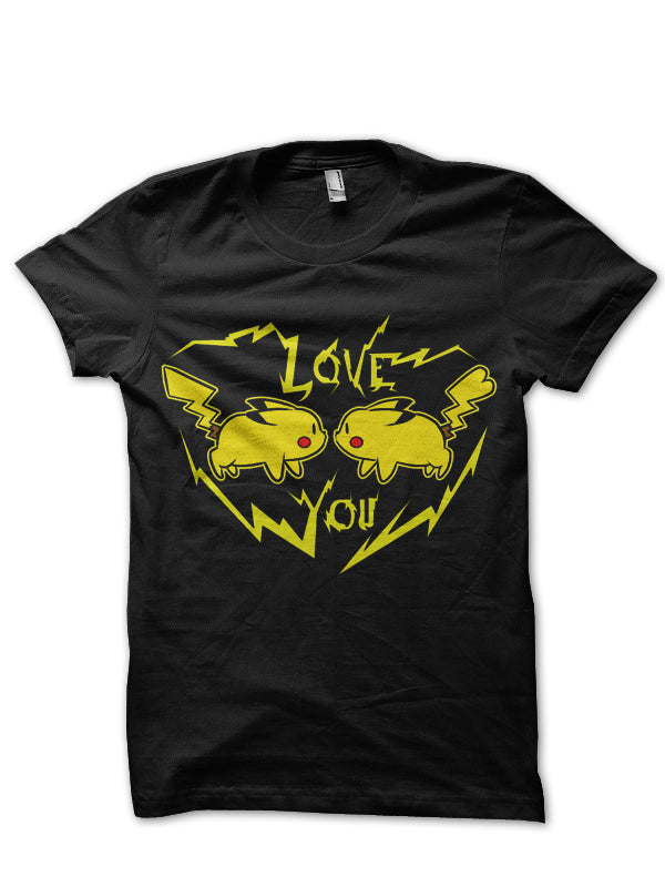 Pikalove Black Tee Hoodie, Sweatshirt | CoreVibeTees.com