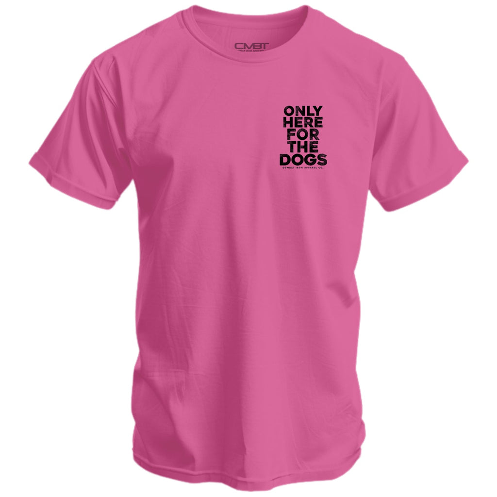 Only Here For The Dogs Men's T-Shirt Hoodie, Sweatshirt | CoreVibeTees.com (Image 4)