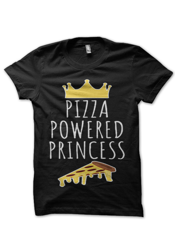 Pizza Powered Princess Half Sleeve T-Shirt Hoodie, Sweatshirt | CoreVibeTees.com