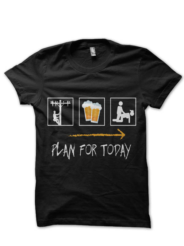 Plan For Today Half Sleeve T-Shirt Style002 Hoodie, Sweatshirt | CoreVibeTees.com