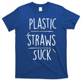 Plastic Straws Suck T-Shirt Hoodie, Sweatshirt | CoreVibeTees.com