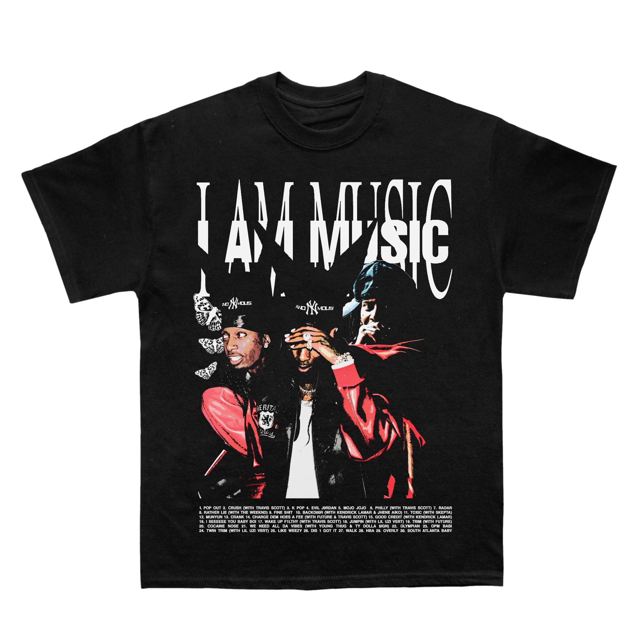 Playboi Carti â€œI AM MUSICâ€ TEE Hoodie, Sweatshirt | CoreVibeTees.com (Image 1)