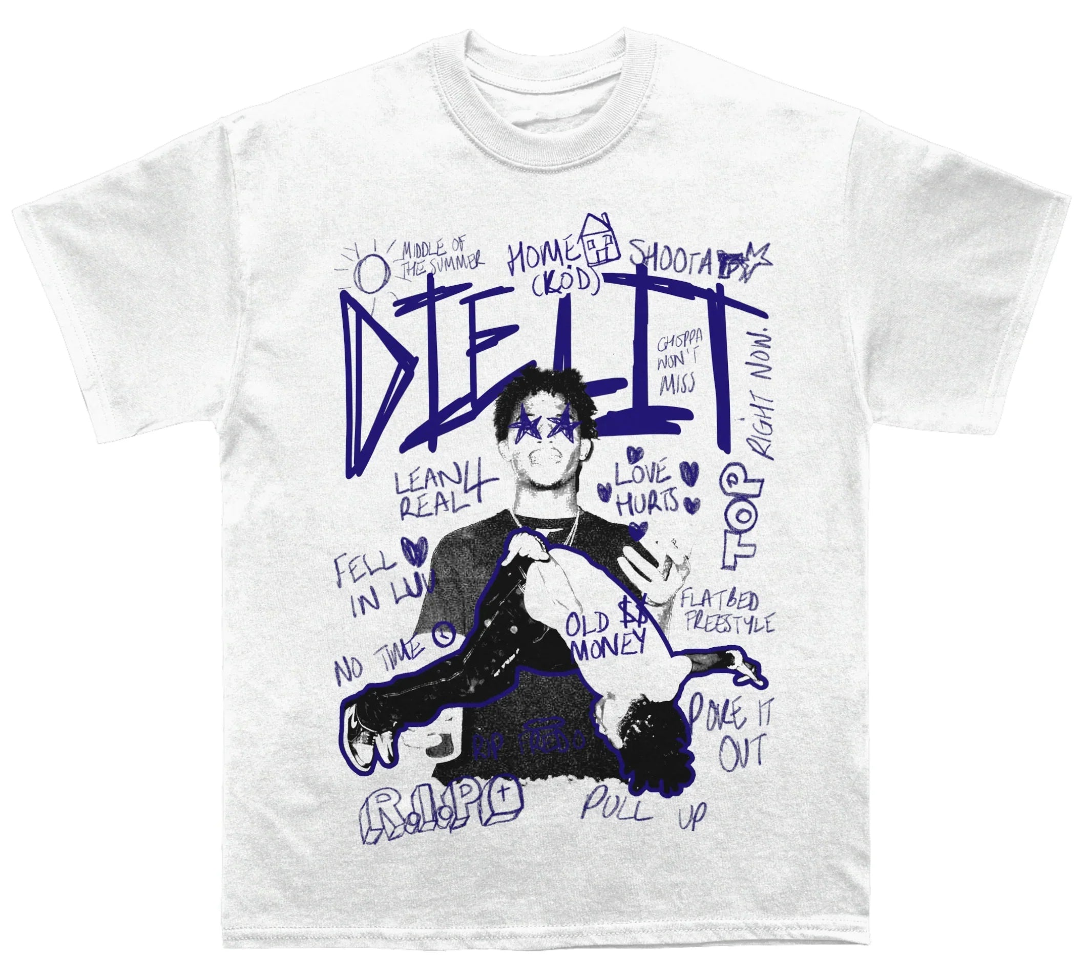 Playboi Carti "Die Lit" Sketchbook TEE Hoodie, Sweatshirt | CoreVibeTees.com