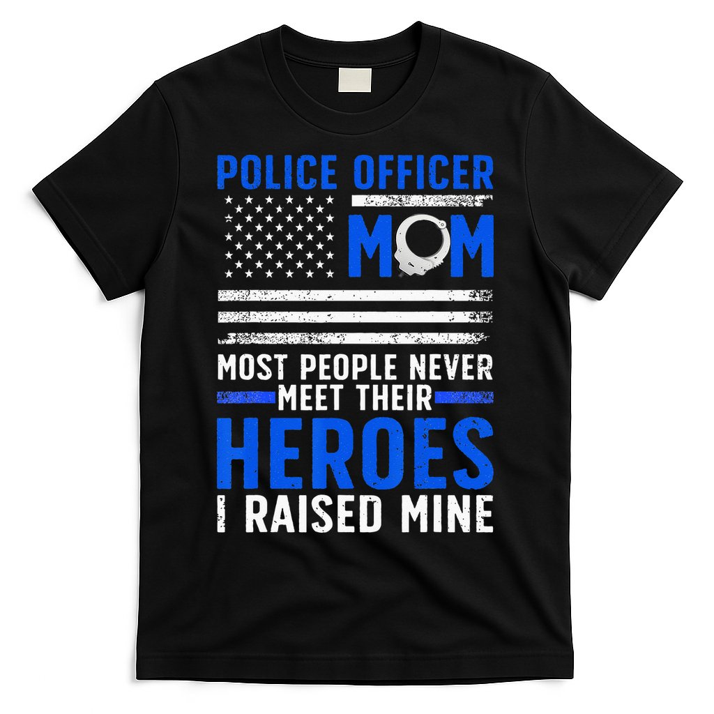 Police Mom Art For Cop Mother Women Police Officer Lovers T-Shirt Hoodie, Sweatshirt | CoreVibeTees.com