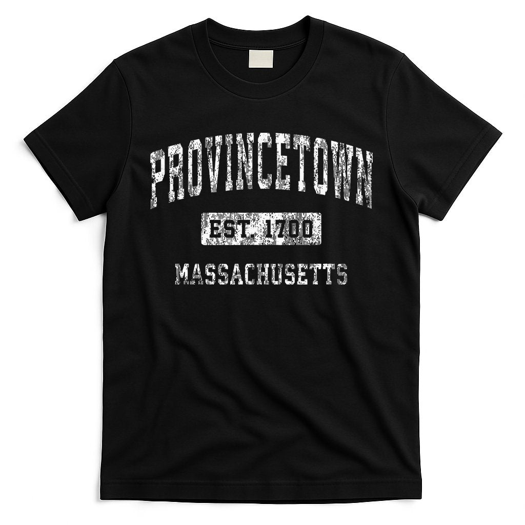 Provincetown Massachusetts Ma Vintage Established Sports T-Shirt Hoodie, Sweatshirt | CoreVibeTees.com