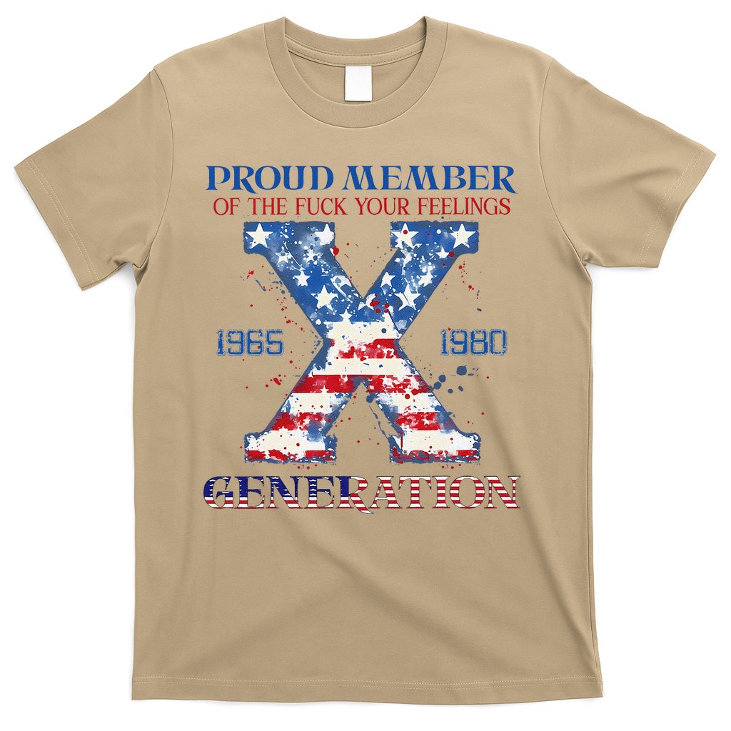 Proud Member Of The Fuck Your Feelings Gen X Usa 4th Of July T-Shirt Hoodie, Sweatshirt | CoreVibeTees.com