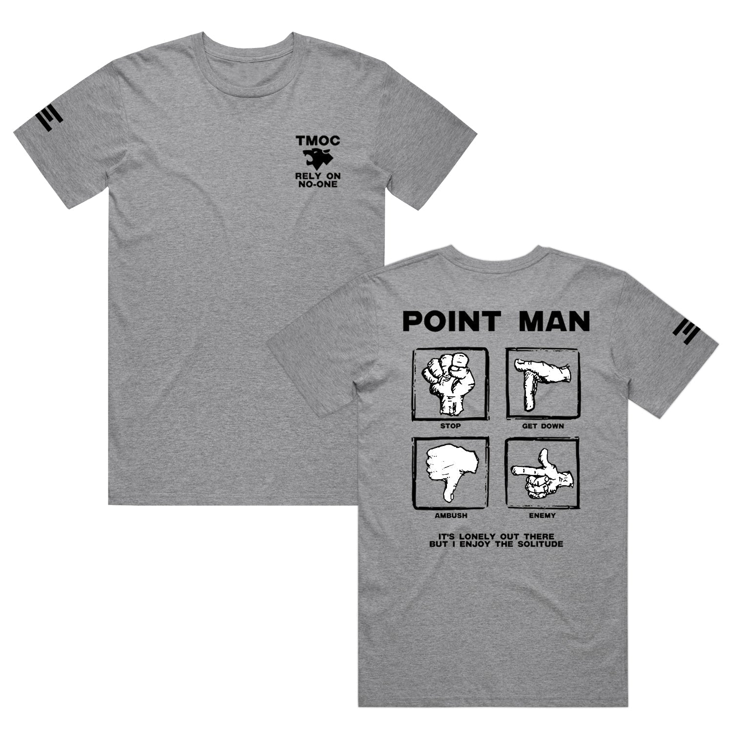 Point Man T-Shirt (Grey Marle) Hoodie, Sweatshirt | CoreVibeTees.com