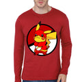 Poke Flash Red Full Sleeve Tee Hoodie, Sweatshirt | CoreVibeTees.com