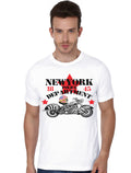 Motorcycle Skull New York White T-Shirt Hoodie, Sweatshirt | CoreVibeTees.com