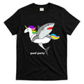 Pool Party Funny Shark in Unicorn Float T-Shirt Hoodie, Sweatshirt | CoreVibeTees.com