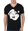 Popeye V-Neck Black T-Shirt Hoodie, Sweatshirt | CoreVibeTees.com
