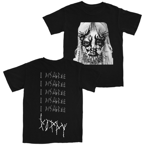 'I Disagree' Album Artwork T-Shirt (Black) Hoodie, Sweatshirt | CoreVibeTees.com