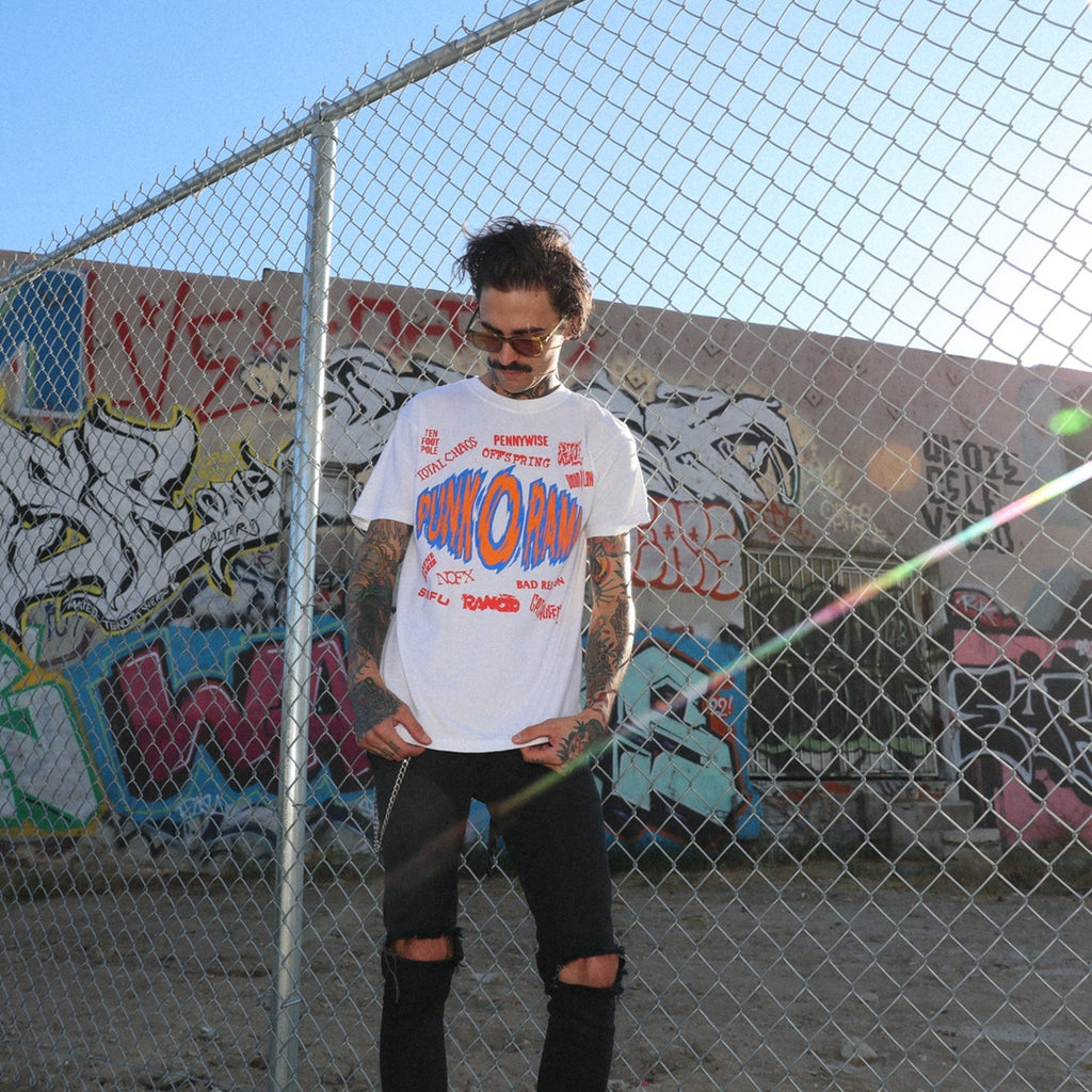 Punk O Rama Album Cover Tee (White) Hoodie, Sweatshirt | CoreVibeTees.com (Image 2)
