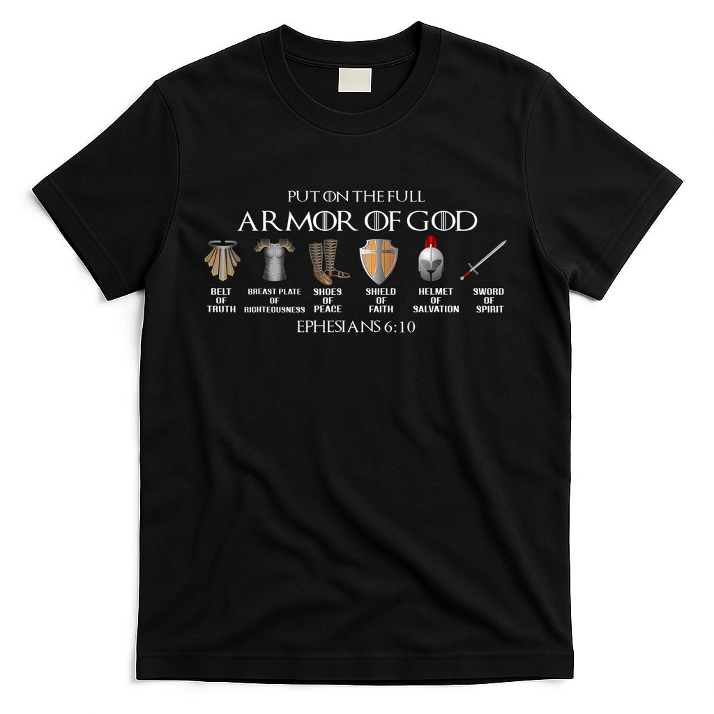 Put On The Full Armor Of God Belt Of Truth Breast Plate Of T-Shirt Hoodie, Sweatshirt | CoreVibeTees.com