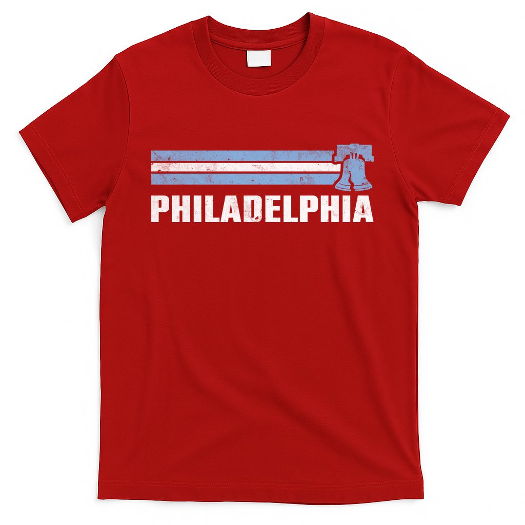 Philly Philadelphia Baseball Retro Vintage Stripes T-Shirt Hoodie, Sweatshirt | CoreVibeTees.com