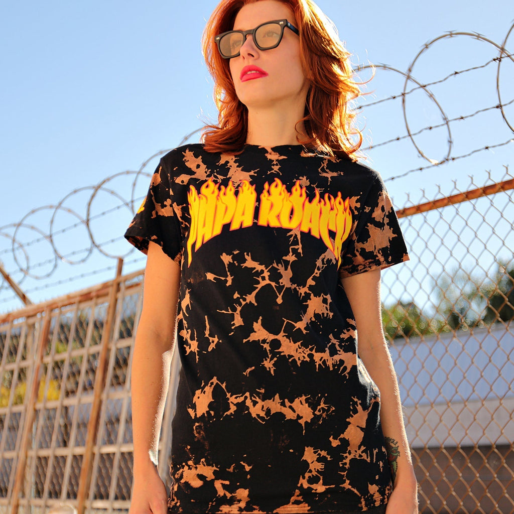 Firestarter Dye Tee (Black/Orange) Hoodie, Sweatshirt | CoreVibeTees.com (Image 3)