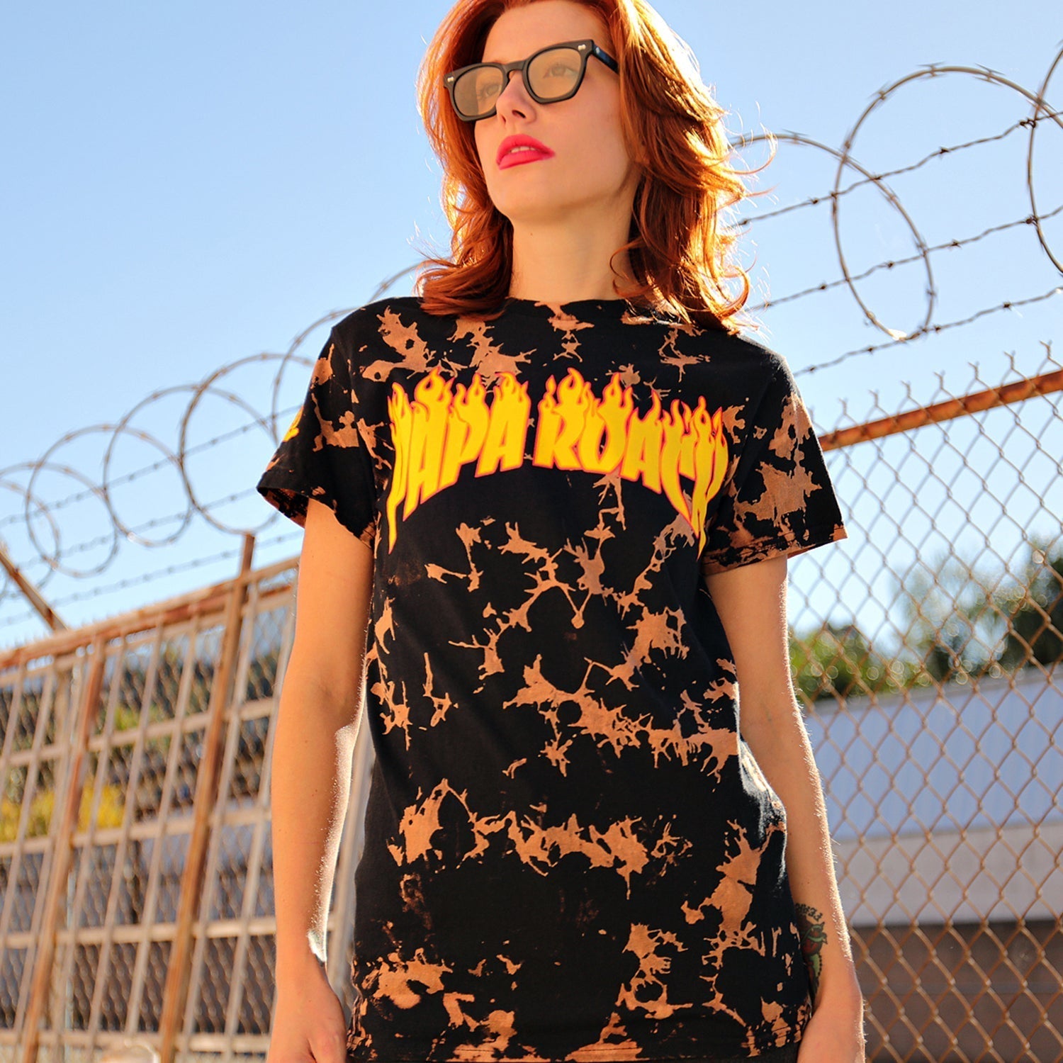 Firestarter Dye Tee (Black/Orange) Hoodie, Sweatshirt | CoreVibeTees.com (Image 3)