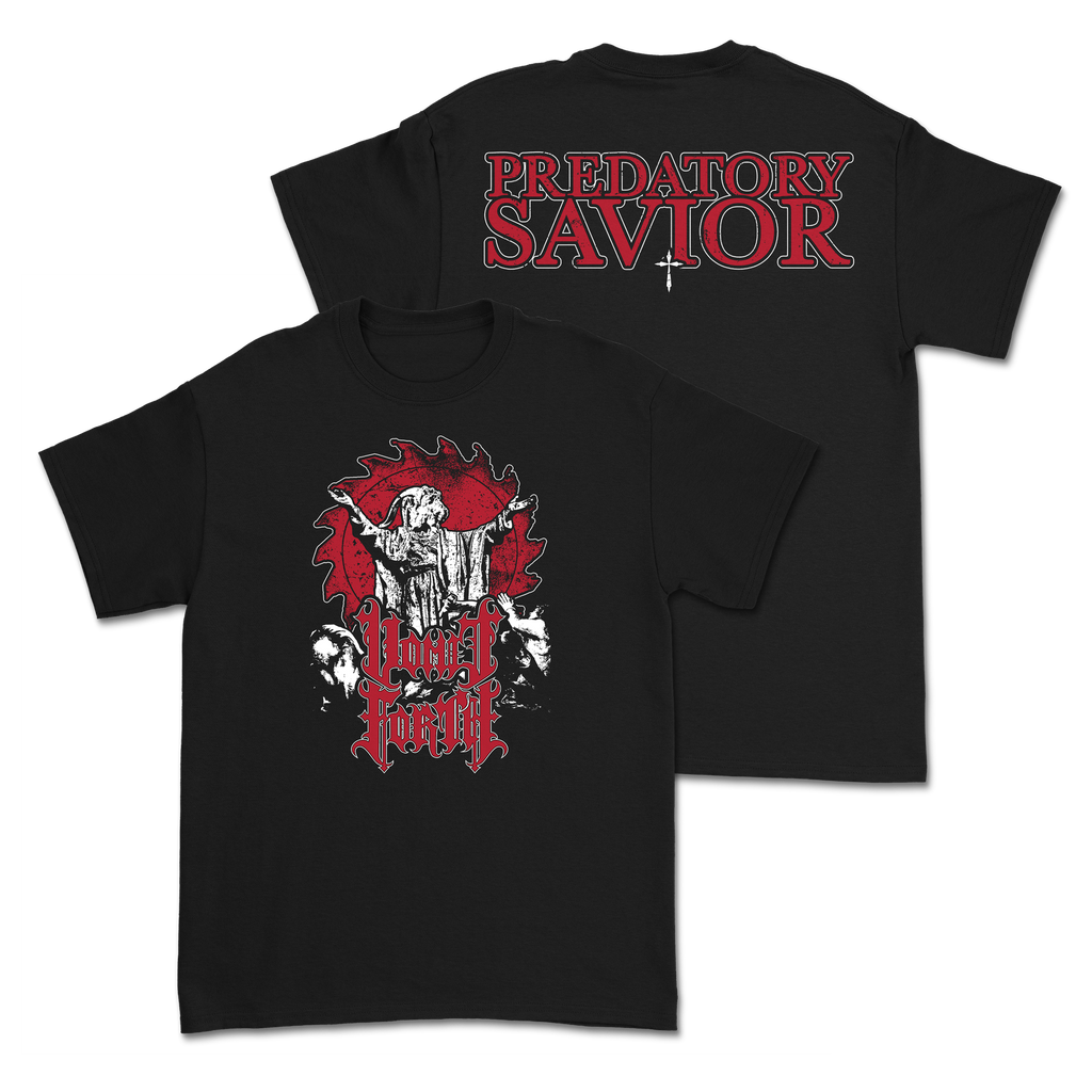 Vomit Forth - Predatory Savior T-Shirt Hoodie, Sweatshirt | CoreVibeTees.com (Image 1)