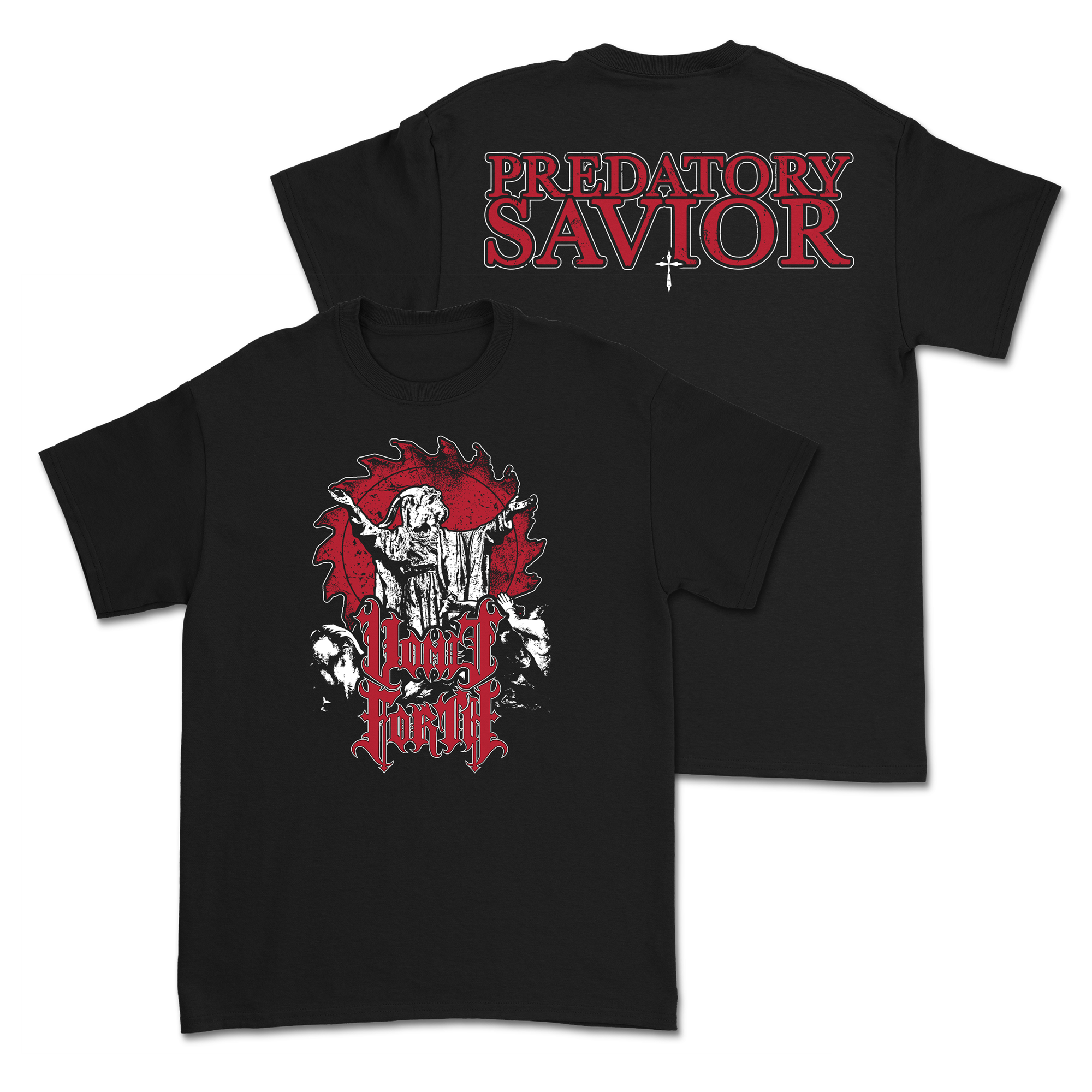 Vomit Forth - Predatory Savior T-Shirt Hoodie, Sweatshirt | CoreVibeTees.com (Image 1)