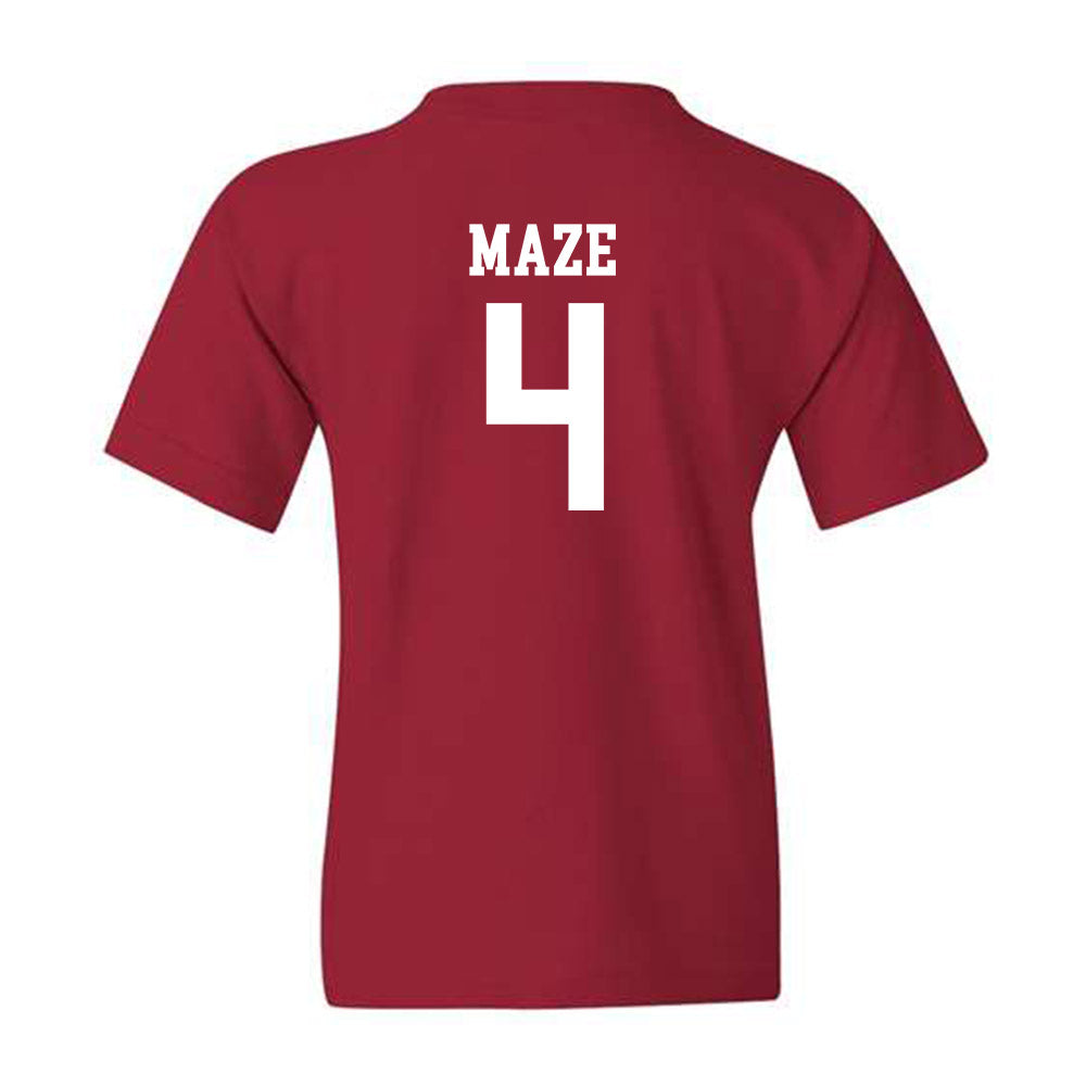 Alabama - Football Alumni : Marquis Maze - Youth T-Shirt Generic Shersey Hoodie, Sweatshirt | CoreVibeTees.com (Image 2)