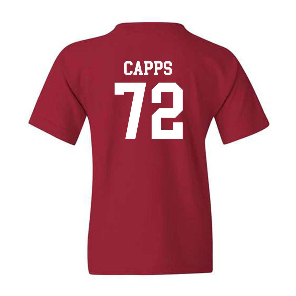 Alabama - Football Alumni : Chris Capps - Youth T-Shirt Generic Shersey Hoodie, Sweatshirt | CoreVibeTees.com (Image 2)