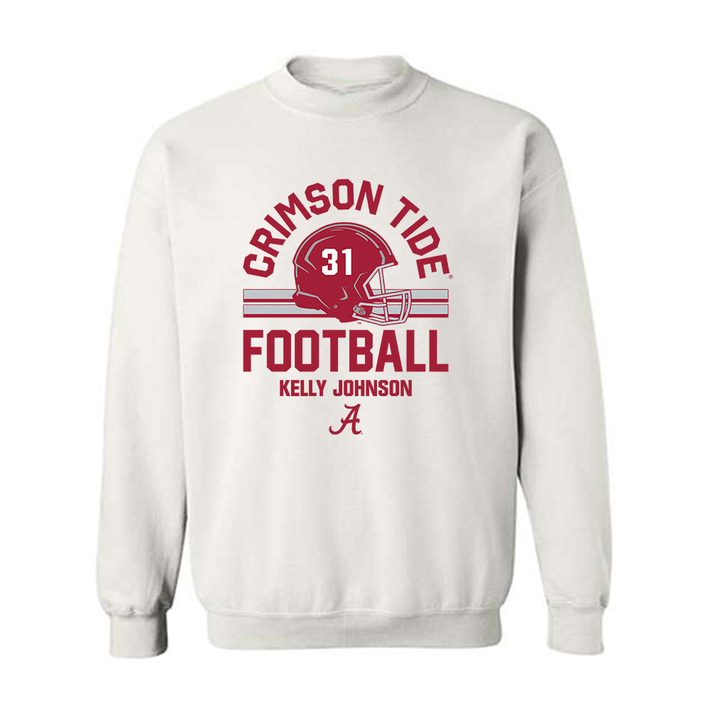Alabama - Football Alumni : Kelly Johnson - Crewneck Sweatshirt Classic Fashion Shersey T-Shirts, Hoodie | CoreVibeTees.com
