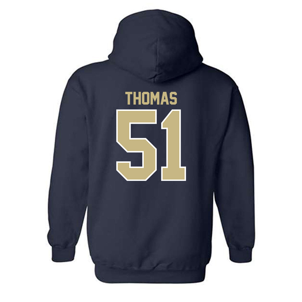 Akron - NCAA Football : DQ Thomas - Classic Shersey Hooded Sweatshirt T-Shirts, Hoodie | CoreVibeTees.com (Image 2)