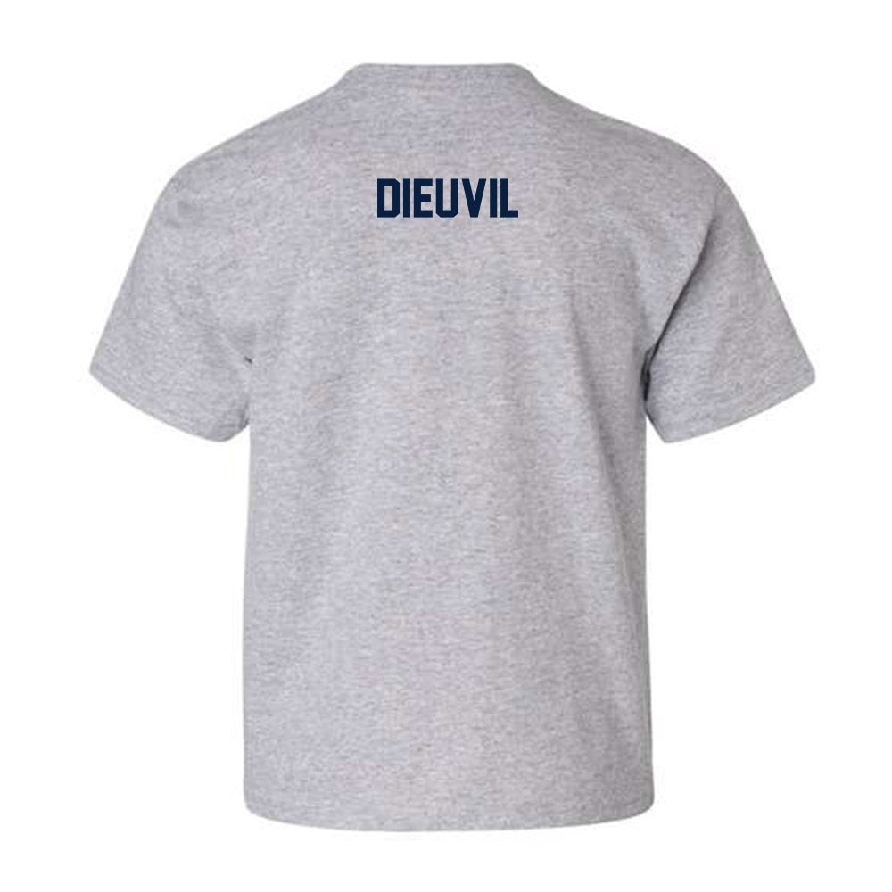 Akron - NCAA Men's Track & Field : Jean Dieuvil - Youth T-Shirt Hoodie, Sweatshirt | CoreVibeTees.com (Image 2)