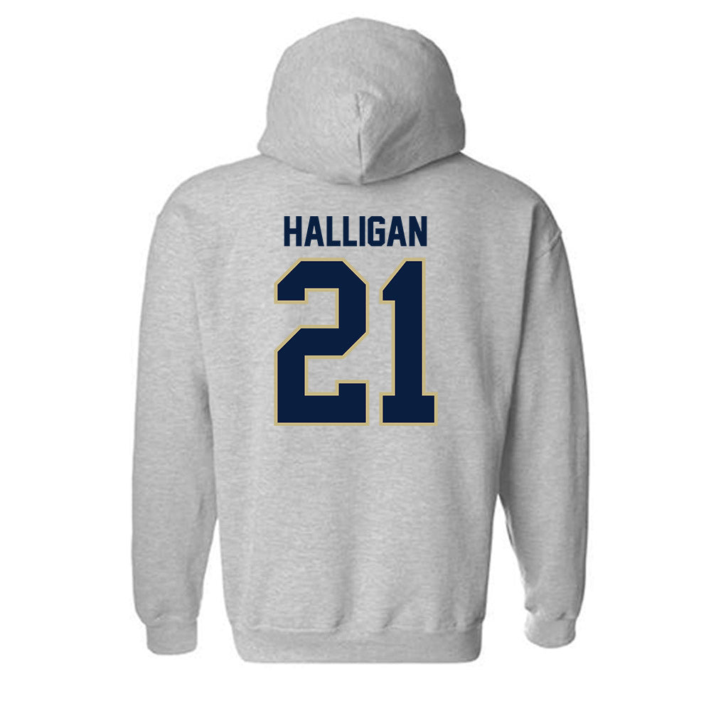 Akron - NCAA Men's Basketball : Zachary Halligan - Hooded Sweatshirt Style001 T-Shirts, Hoodie | CoreVibeTees.com (Image 2)