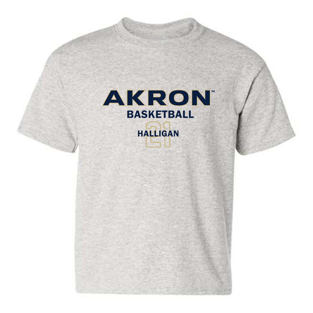 Akron - NCAA Men's Basketball : Zachary Halligan - Youth T-Shirt Style002 Hoodie, Sweatshirt | CoreVibeTees.com