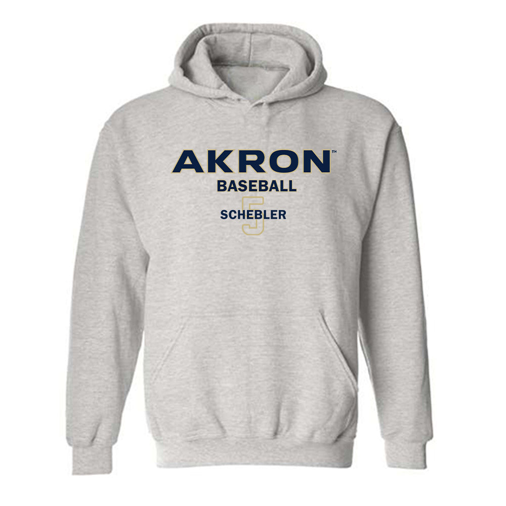 Akron - NCAA Baseball : Charles Schebler - Classic Fashion Shersey Hooded Sweatshirt T-Shirts, Hoodie | CoreVibeTees.com