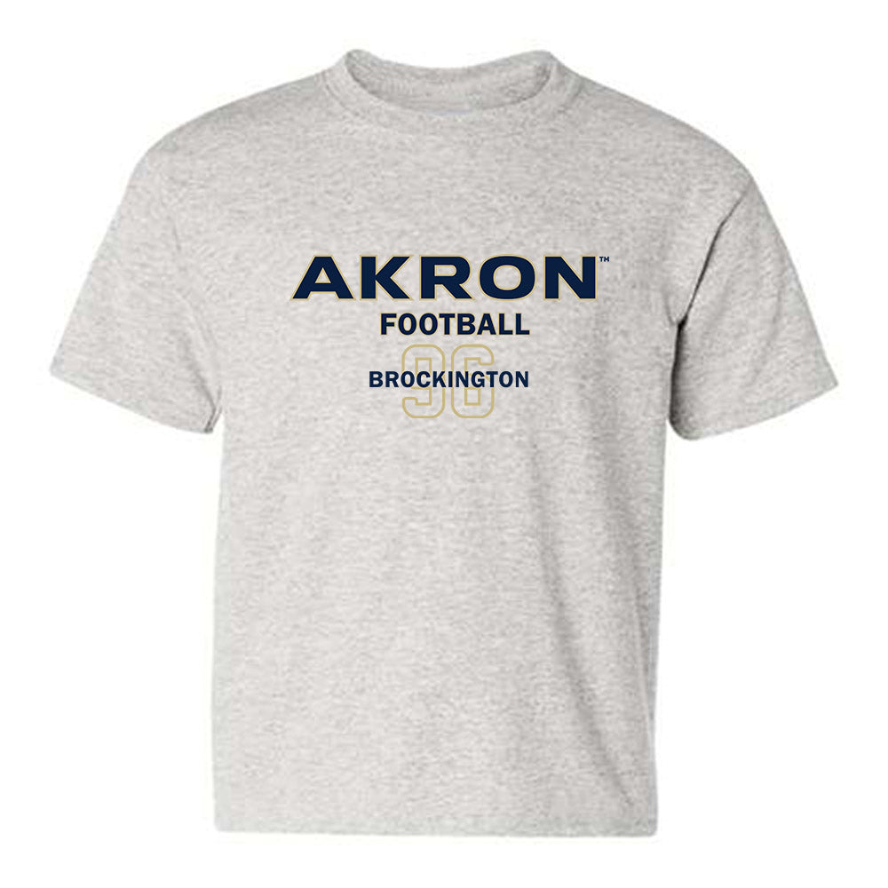 Akron - NCAA Football : Zy Brockington - Classic Fashion Shersey Youth T-Shirt Style001 Hoodie, Sweatshirt | CoreVibeTees.com
