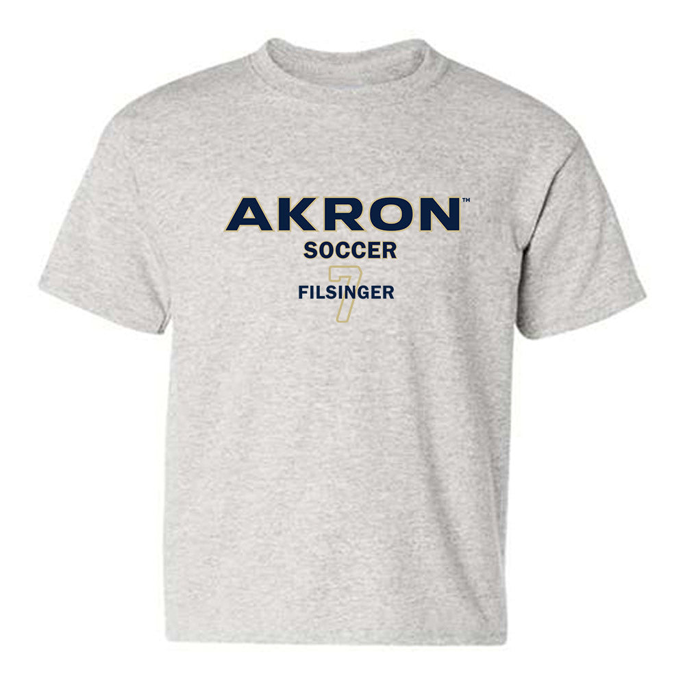 Akron - NCAA Men's Soccer : Connor Filsinger - Classic Fashion Shersey Youth T-Shirt Style001 Hoodie, Sweatshirt