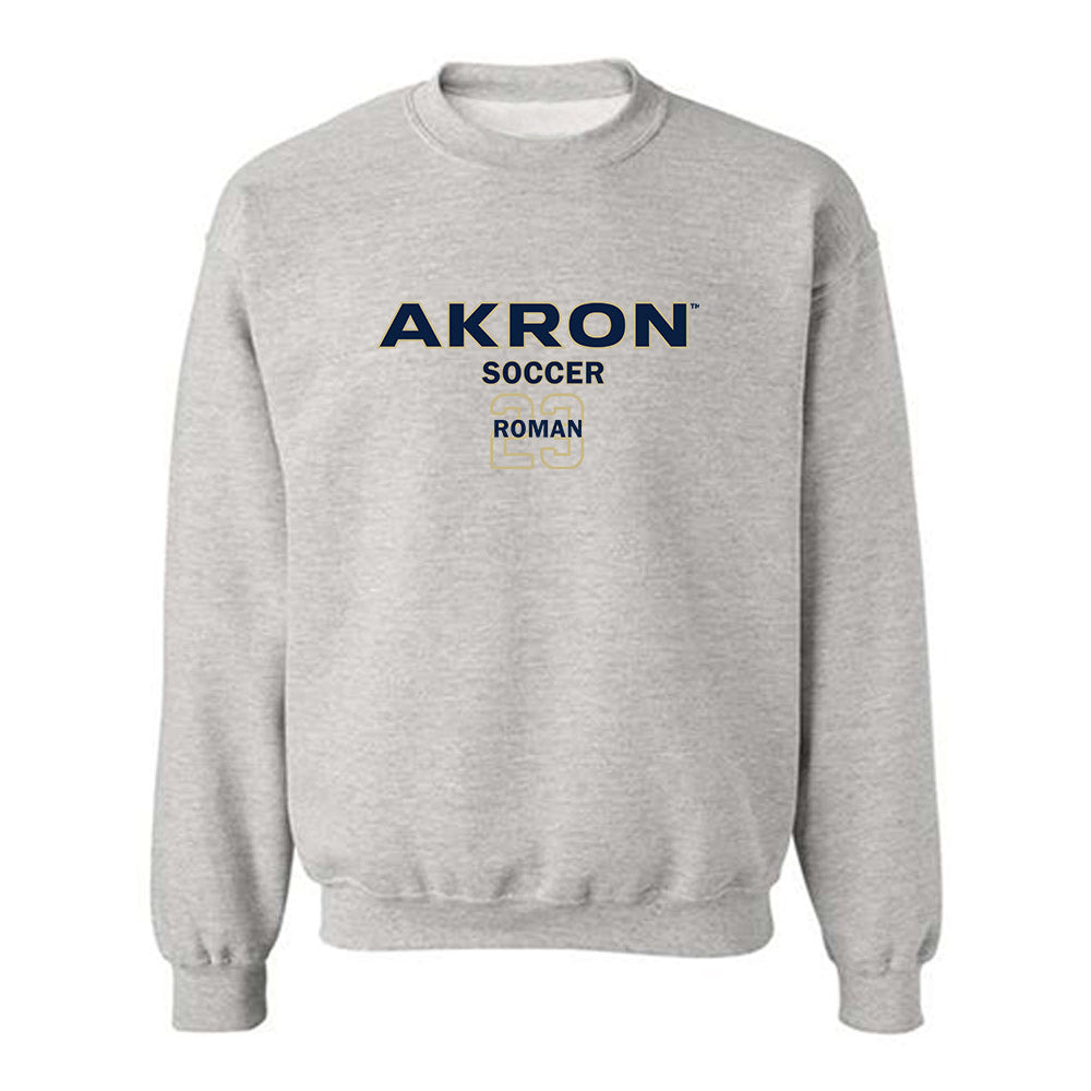 Akron - NCAA Men's Soccer : Jack Roman - Classic Fashion Shersey Crewneck Sweatshirt Style002 T-Shirts, Hoodie