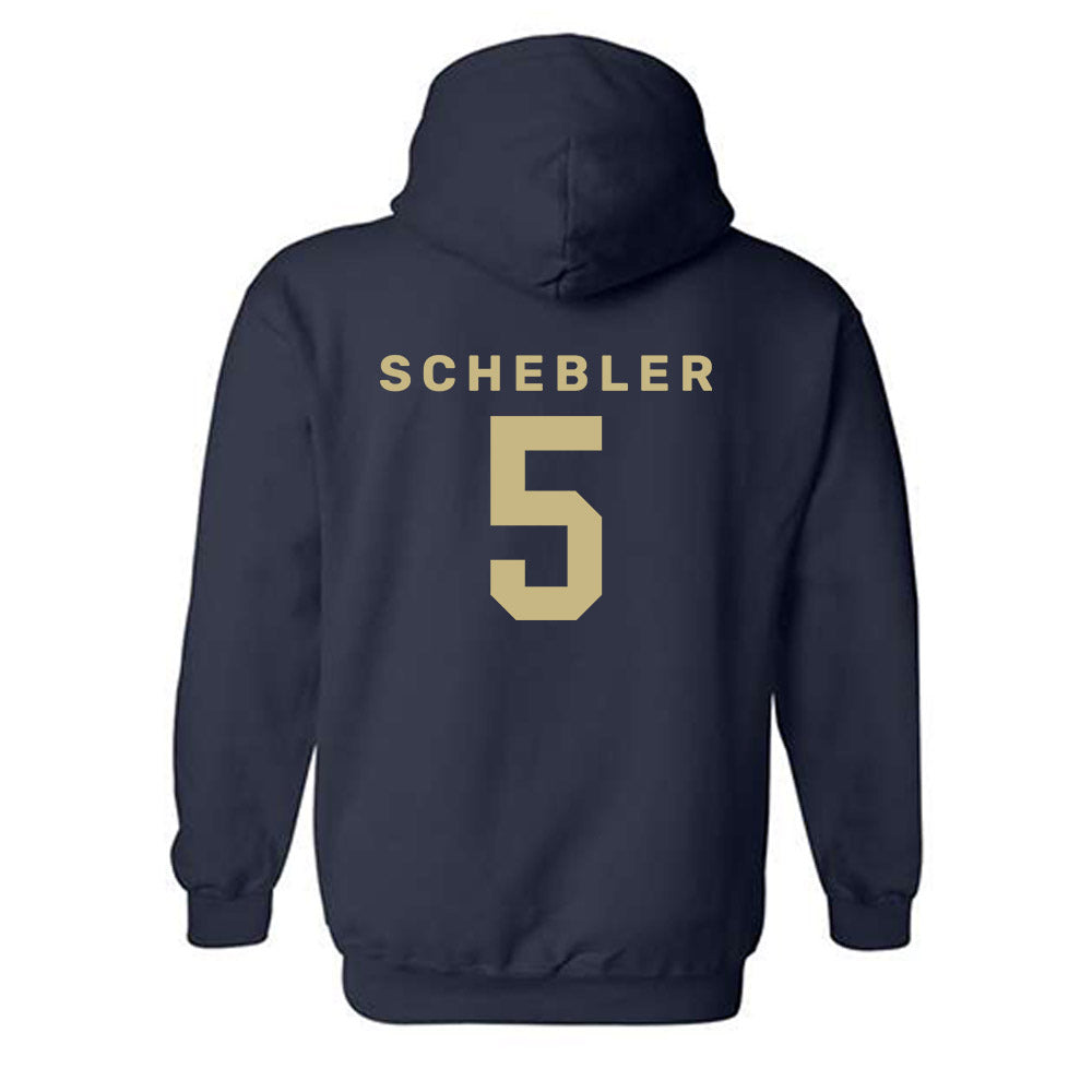 Akron - NCAA Baseball : Charles Schebler - Classic Shersey Hooded Sweatshirt Style001 T-Shirts, Hoodie (Image 2)