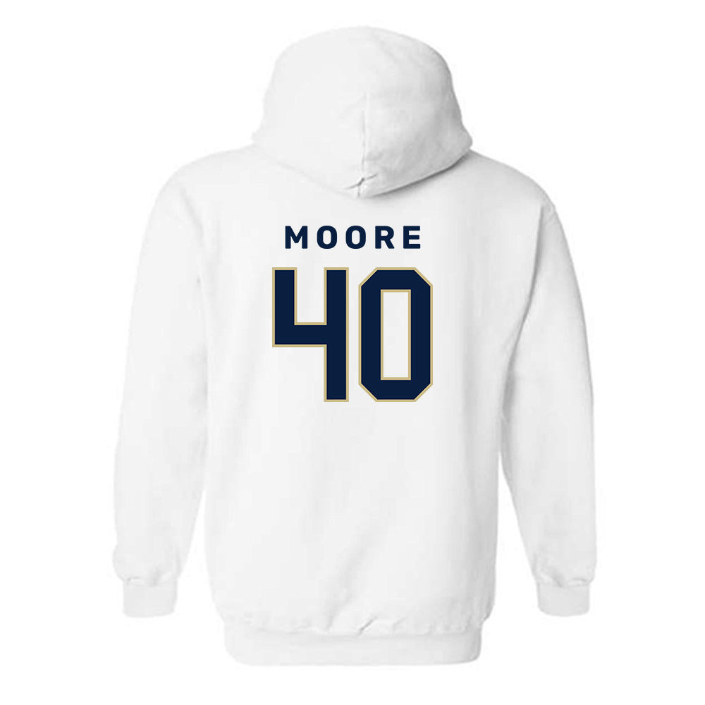 Akron - NCAA Baseball : David Moore - Classic Shersey Hooded Sweatshirt T-Shirts, Hoodie | CoreVibeTees.com (Image 2)