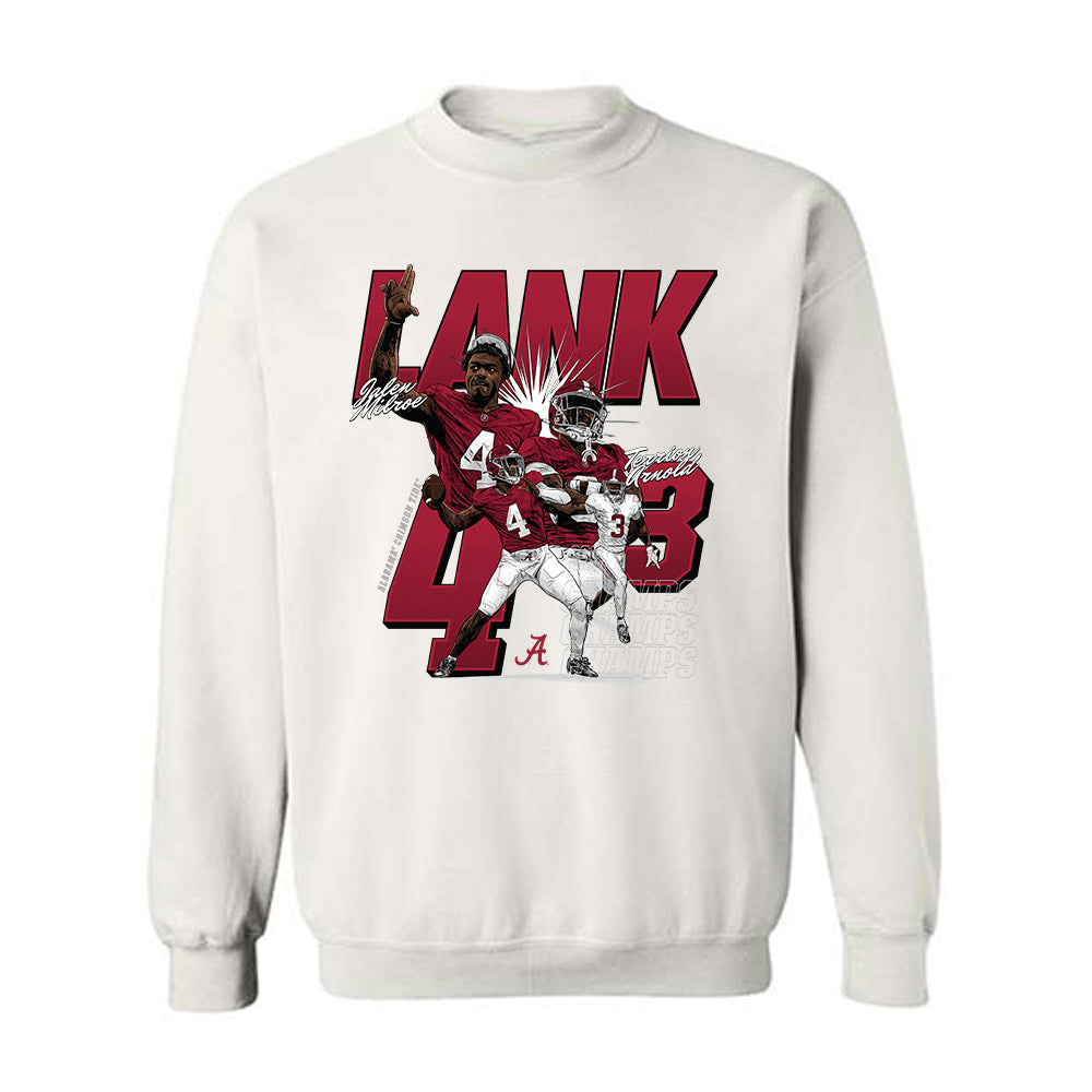 Alabama - Football Alumni : Jalen Milroe,Terrion Arnold - Crewneck Sweatshirt  Caricature Style001 T-Shirts, Hoodie