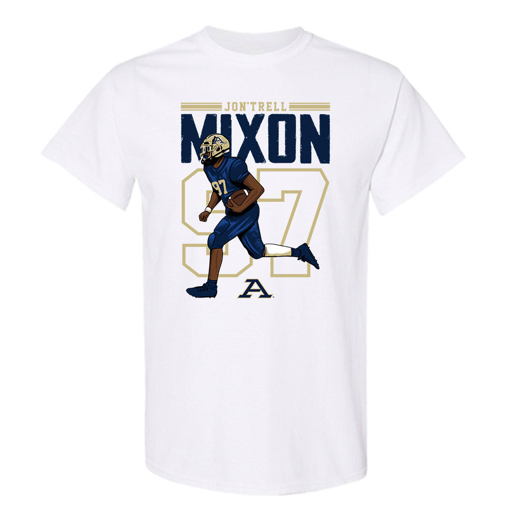 Akron - NCAA Football : Jon'Trell Mixon - T-Shirt Player Illustration Hoodie, Sweatshirt | CoreVibeTees.com
