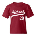 Alabama - NCAA Baseball : Zane Adams - Classic Shersey Youth T-Shirt Style001 Hoodie, Sweatshirt | CoreVibeTees.com (Image 1)