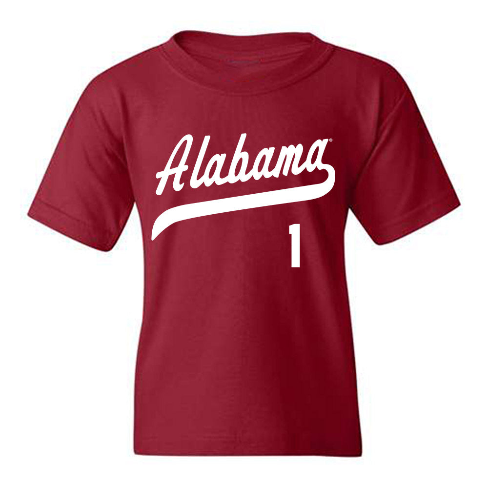 Alabama - NCAA Baseball : Justin Lebron - Classic Shersey Youth T-Shirt Style001 Hoodie, Sweatshirt (Image 1)