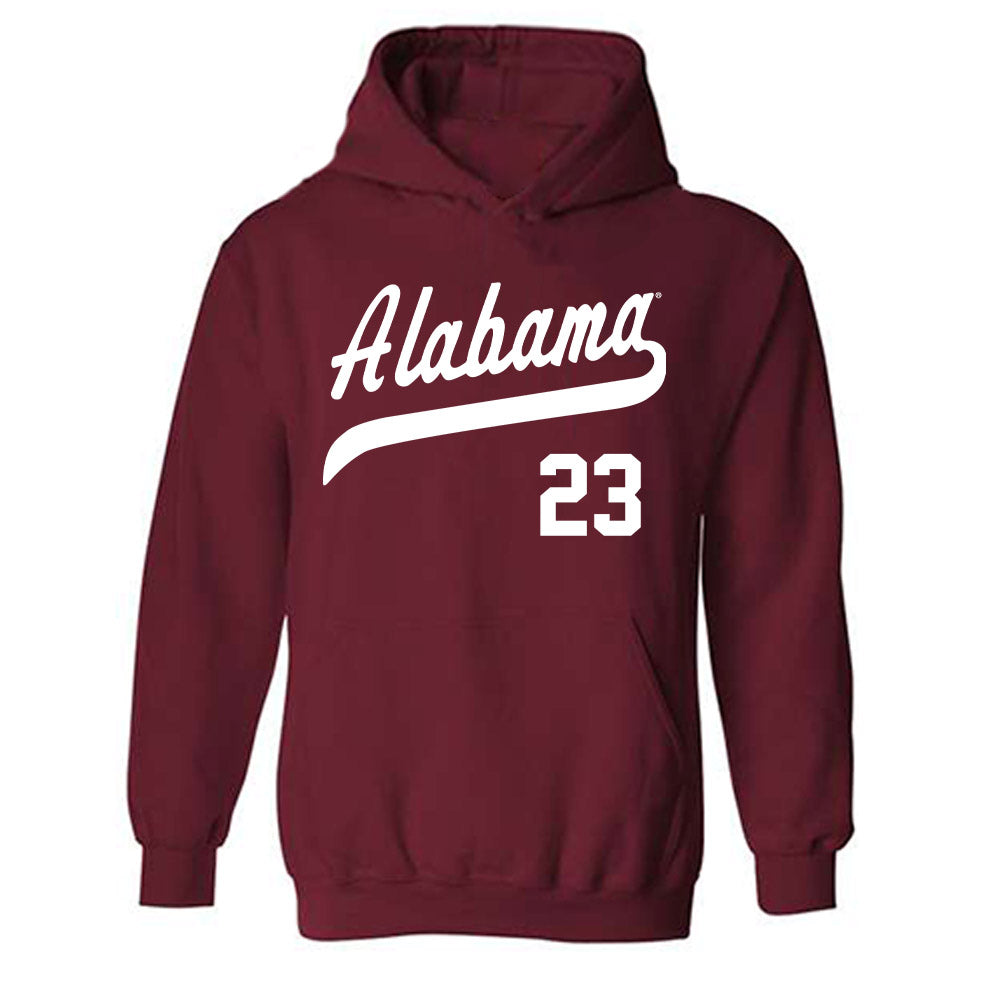 Alabama - NCAA Baseball : Aidan Moza - Classic Shersey Hooded Sweatshirt Style001 T-Shirts, Hoodie (Image 1)