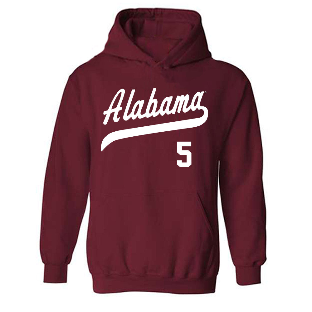 Alabama - NCAA Baseball : Richie Bonomolo Jr. - Classic Shersey Hooded Sweatshirt Style001 T-Shirts, Hoodie (Image 1)