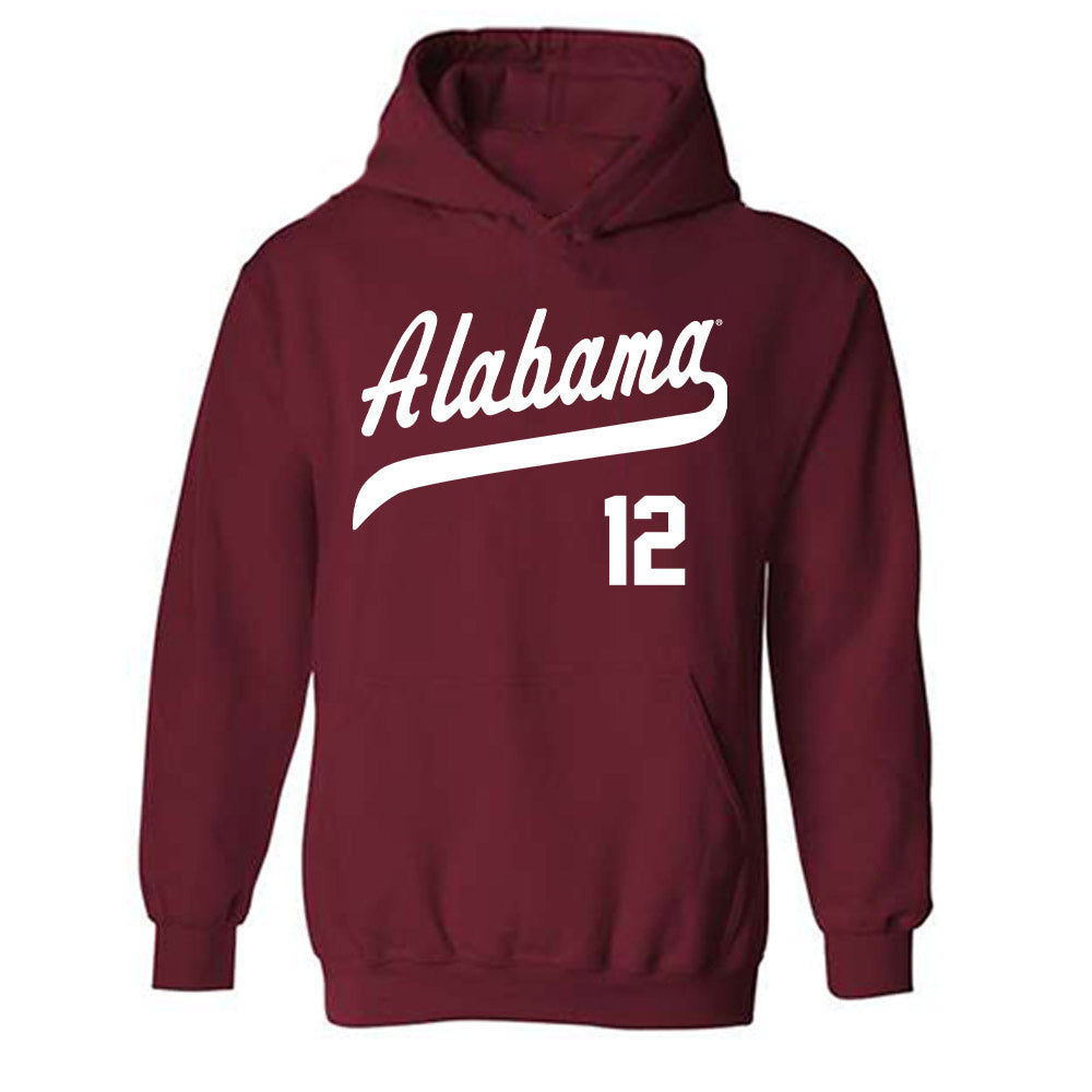 Alabama - NCAA Baseball : JT Blackwood - Classic Shersey Hooded Sweatshirt Style001 T-Shirts, Hoodie (Image 1)