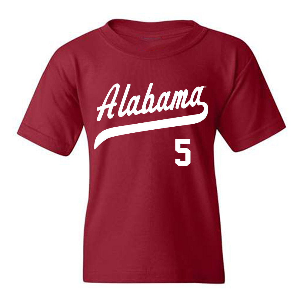 Alabama - NCAA Baseball : Richie Bonomolo Jr. - Classic Shersey Youth T-Shirt Style001 Hoodie, Sweatshirt (Image 1)