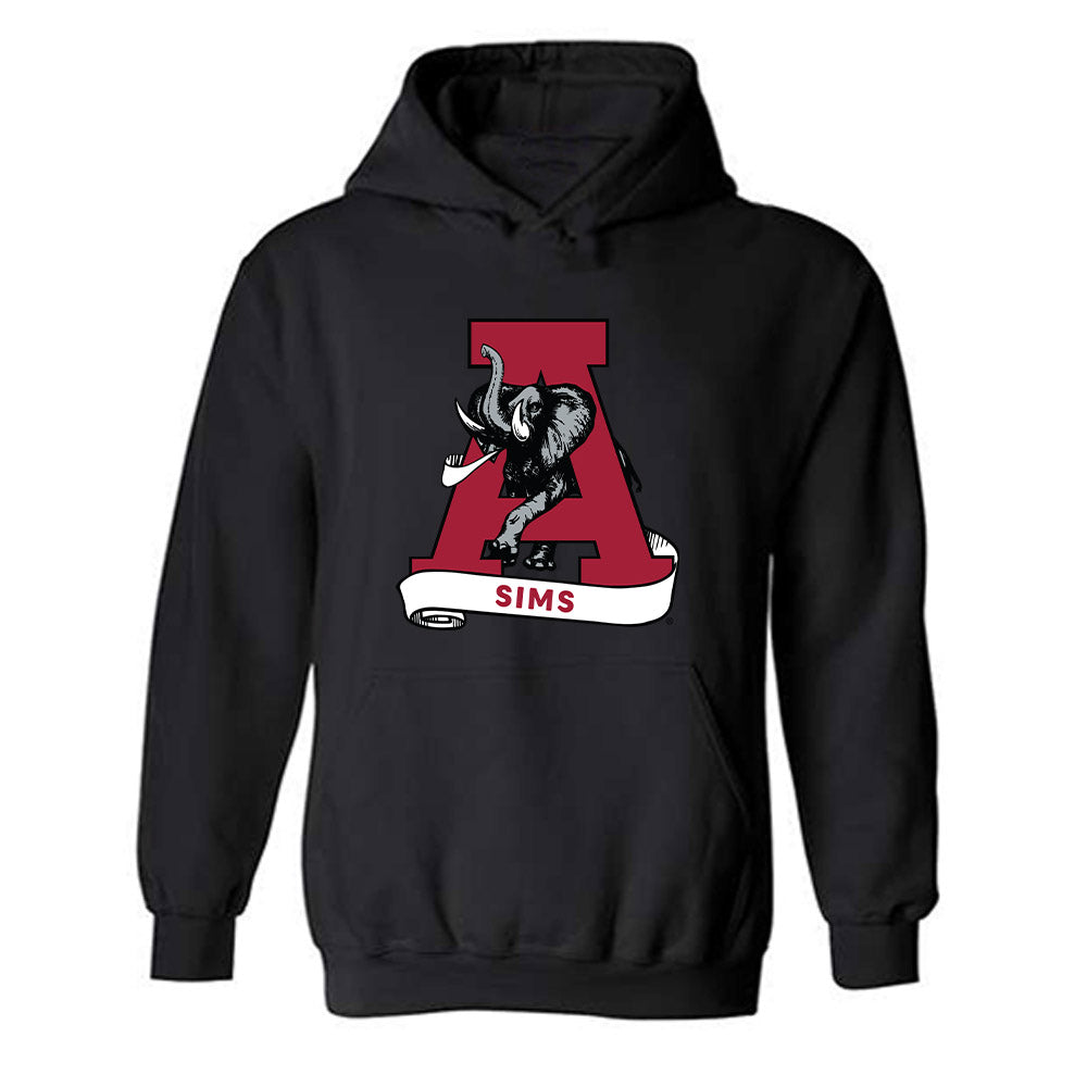 Alabama - Football Alumni : Blake Sims - Hooded Sweatshirt Style002 T-Shirts, Hoodie | CoreVibeTees.com (Image 3)
