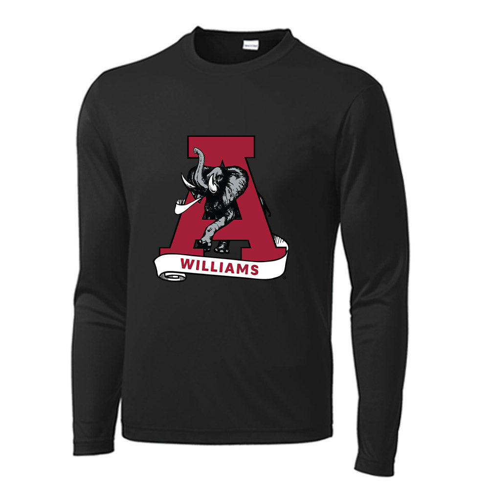 Alabama - Football Alumni : Kelin Williams - Activewear Long Sleeve T-Shirt Hoodie, Sweatshirt | CoreVibeTees.com (Image 2)