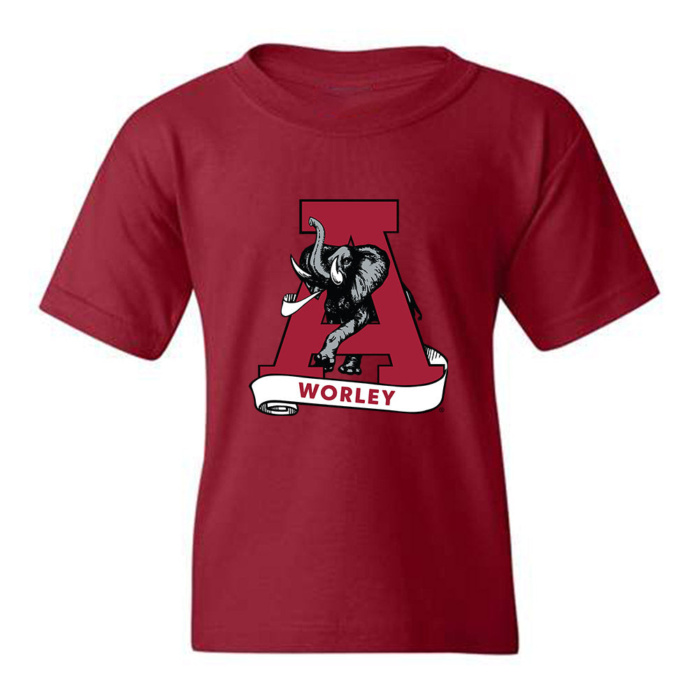 Alabama - Football Alumni : Butch Worley - Youth T-Shirt Style002 Hoodie, Sweatshirt | CoreVibeTees.com (Image 1)
