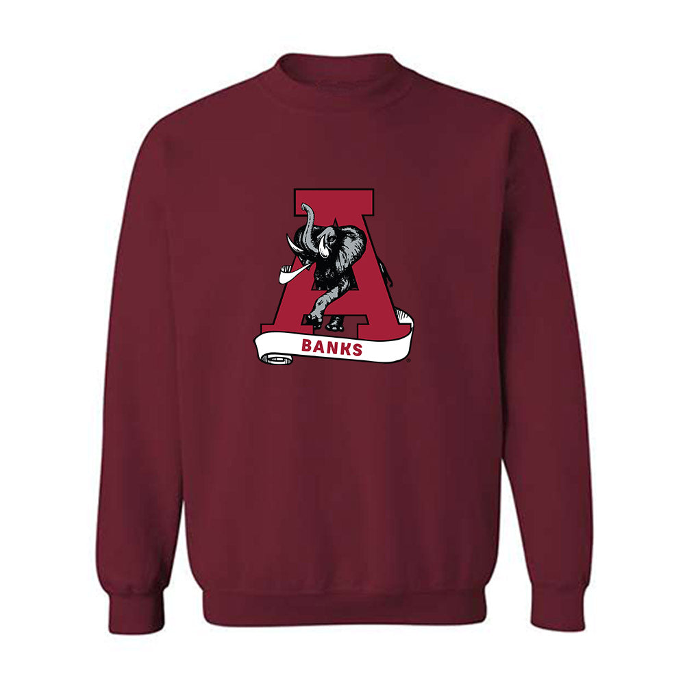 Alabama - NCAA Baseball : Hagan Banks - Crewneck Sweatshirt Style001 T-Shirts, Hoodie | CoreVibeTees.com (Image 2)