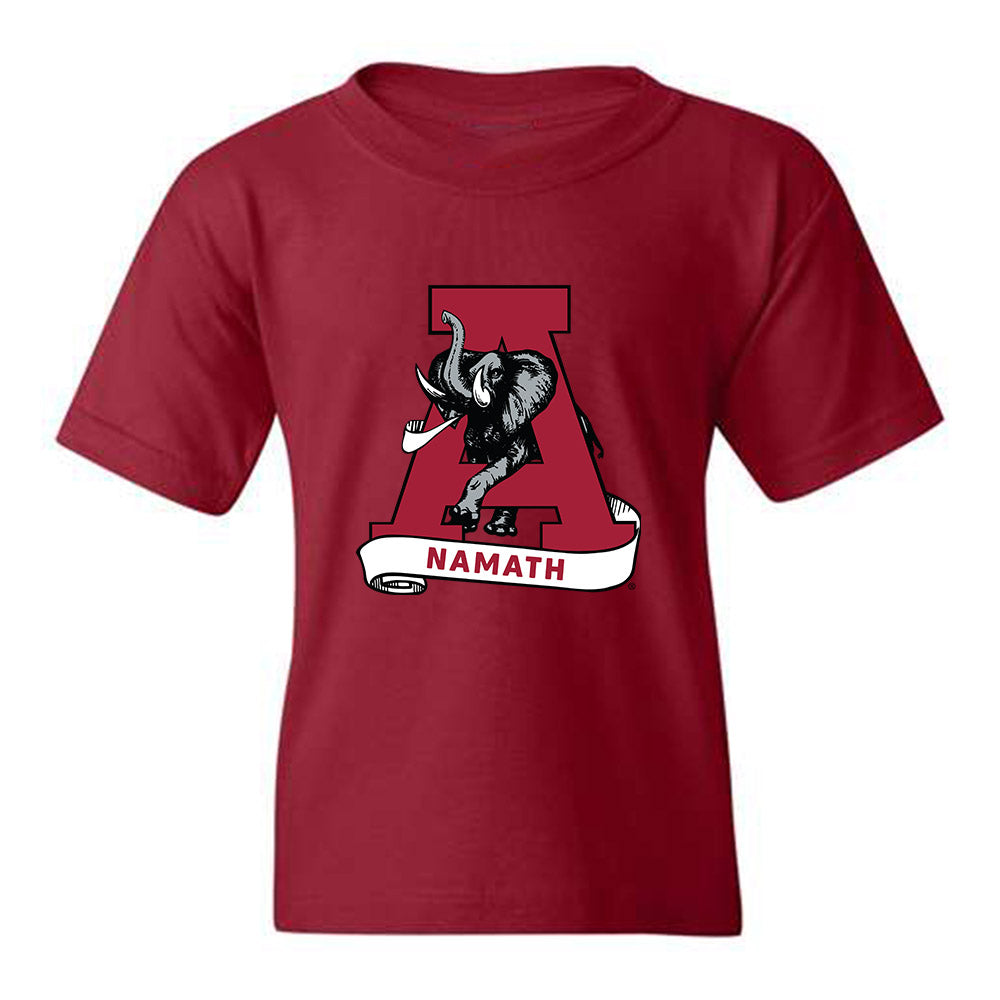 Alabama - Football Alumni : Joe Namath - Youth T-Shirt Style004 Hoodie, Sweatshirt | CoreVibeTees.com (Image 3)