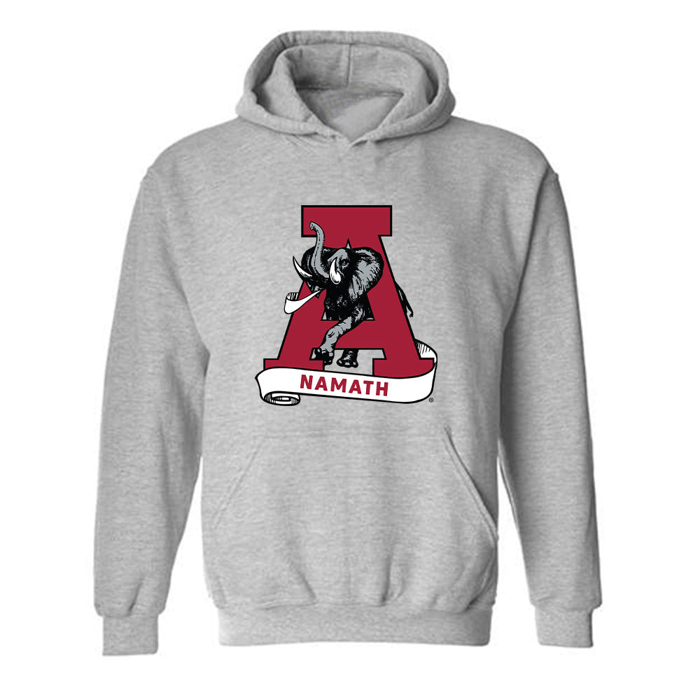Alabama - Football Alumni : Joe Namath - Hooded Sweatshirt Style004 T-Shirts, Hoodie | CoreVibeTees.com (Image 2)